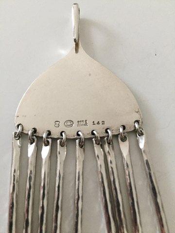 Georg Jensen Sterling Silver Pendant by Bent Gabrielsen No 142