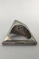 "Georg Jensen" Vivianna Torun Bülow-Hübe Sterling Sølv Ring Quartz