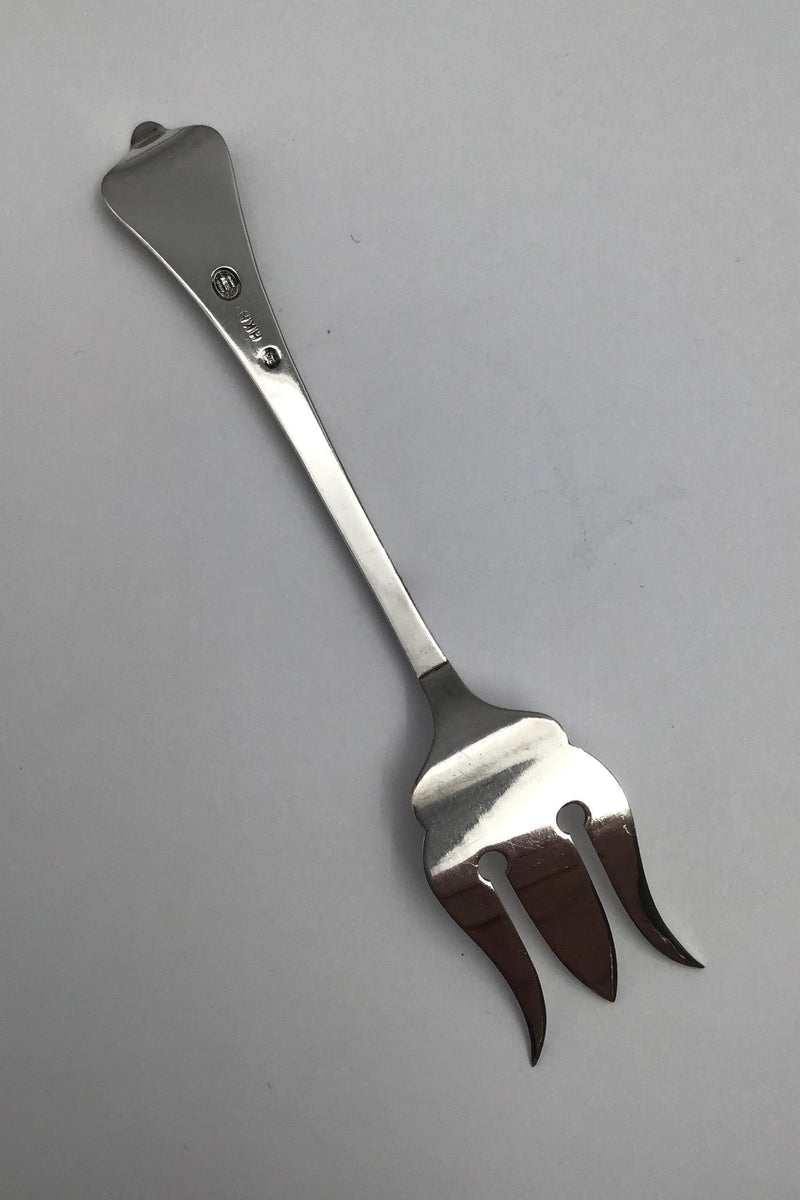 H. K. Hansen Sølv Antik Østersgaffel