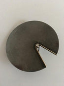 ハンセン ブローチ オキシダイズド スターリング シルバー ダイヤモンド