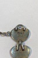 Hans Hansen Sterling Sølv Hjertehalskæde No 236