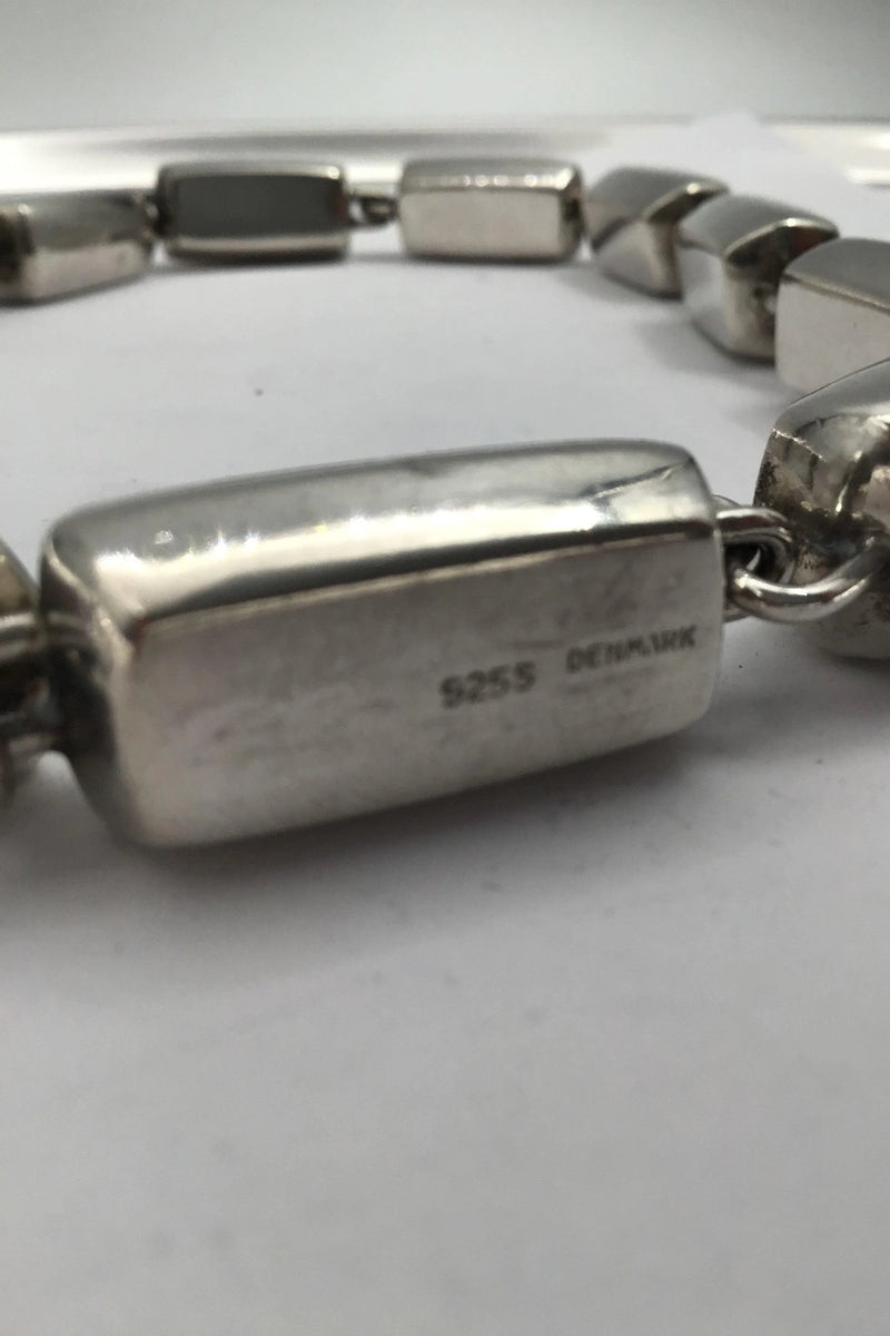 Hans Hansen Sterling Sølv Moderne Halskæde (12 led)