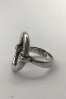 Hans Hansen Sterling Sølv Moderne Ring Bent Gabrielsen