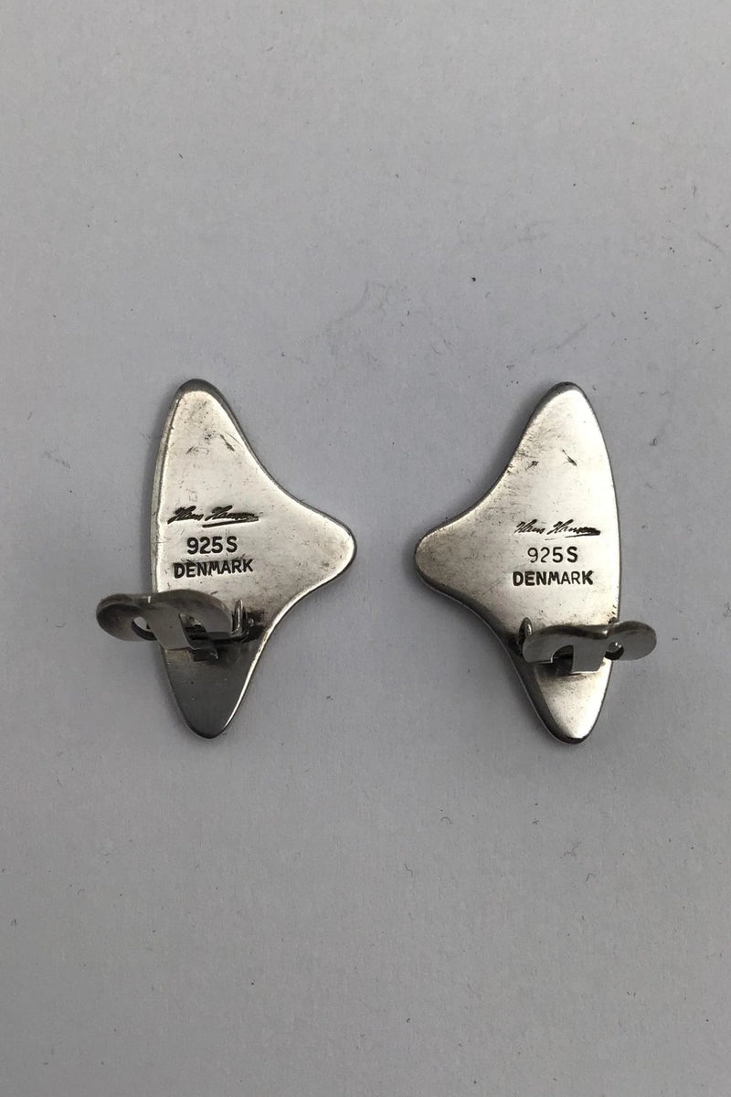 Hans Hansen Sterling Sølv Øreringe (Clips) (No. 429) Bent Gabrielsen