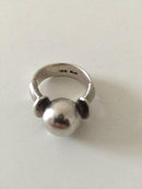 Hans Hansen Sterling Silber Ring entworfen von Karl Gustav Hansen