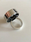 Hans Hansen Sterling Sølv Ring med Lys Lilla Quartz