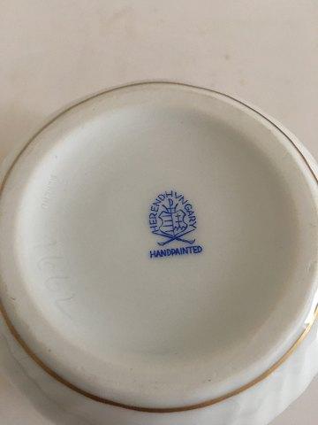 Herend Hungary Sugar Bowl, Handpainted with Flowers