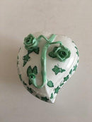 Herend Ungarsk Chinese Bouquet / Grandida Tupini Roma Grøn Sukkerskål