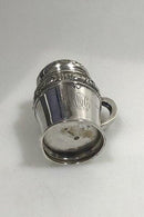 J Holm Sølv Sennepskrukke