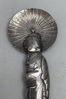 Japanese? Sterling Silver Souvenir Spoon (Geisha)