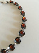 N.E. From Halskæde i Sterling Sølv med Rav