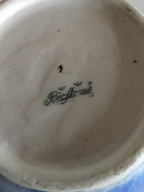 Rorstrand Art Nouveau Vase Crystalline in Blue