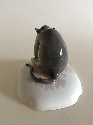 Royal Copenhagen Art Nouveau Abe på låg No 22/11