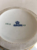 Royal Copenhagen Art Nouveau Skål gennembrudt med Blomster No 1512