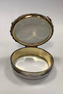 Royal Copenhagen Art Nouveau Sølv monteret Krabbeskål Anton Michelsen 1912. No 19/9