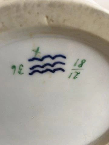 Royal Copenhagen Art Nouveau Vase med ansigter No 21/81