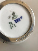 Royal Copenhagen Art Nouveau Vase med Anton Michelsen Sterling Sølv Montering fra 1911