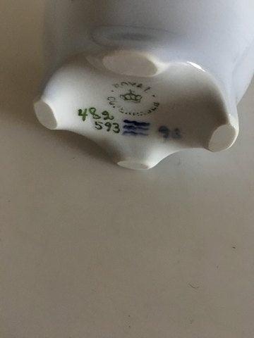 Royal Copenhagen Art Nouveau Vase med Guldsmed No 482/593