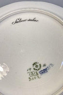 Royal Copenhagen Blå Fisketallerken med Guld No 1212/3002