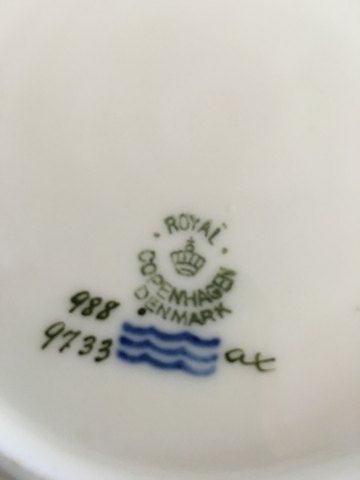 Royal Copenhagen Dagmar Marmeladenschüssel mit Deckel auf Untertasse Nr. 9733