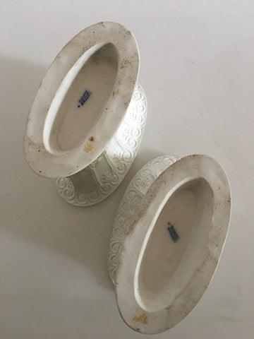 Royal Copenhagen Ein Paar frühe Empire-Vasen von Hetsch aus den Jahren 1820-1850