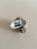 Royal Copenhagen Gilded Silver Ring with Jais Nielsen Ornament