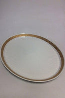 Royal Copenhagen Gold Fan Large Oval Tray No 11546