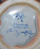 ロイヤルコペンハーゲン カリンブロム ウニカ ストーンウェア花瓶（1917年製