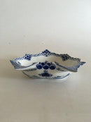 Royal Copenhagen Blue Fluted Half Lace Dish No 557