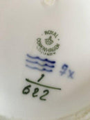 Royal Copenhagen Musselmalet Halvblonde Ovalt Ragoutfad med Låg No 622