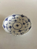 Royal Copenhagen Blue Fluted Full Lace Cake Bowl on Foot No 1023