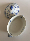 Royal Copenhagen Blue Fluted Full Lace Oval Lidded Dish No 1129