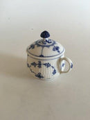 Royal Copenhagen Blue Fluted Plain Creme Cup with Lid