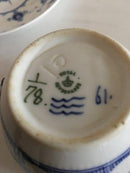 ロイヤルコペンハーゲン ブルーフルーテッドラージカップ/ブレックファストカップ＆ソーサー No 78