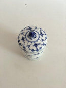 Royal Copenhagen Musselmalet Riflet Te Krukke med Låg No 2101