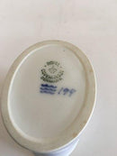 Royal Copenhagen Oval Art Nouveau Vase med Fuglemotiv