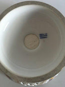 Royal Copenhagen Saksisk Blomst Gennembrudt Opsats fra 1800 Tallet