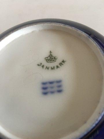 Royal Copenhagen Skål med Blomstret Art Nouveau Sølvmontering