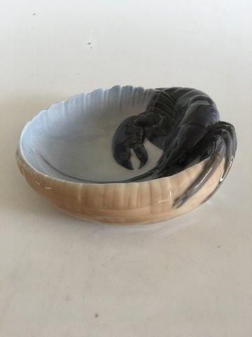 Royal Copenhagen Bowl No. 3498 with Lobster Decoration