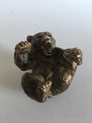 Royal Copenhagen Stoneware Bear on back Figurine No 20271