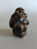Royal Copenhagen Steingut Gorilla Figur Nr. 20187