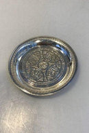 Sølv Fad/Skål Mellemøsten "Kors motiv" flaskebakke