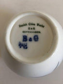 Tidlig Bing and Grøndahl Unika vase med Svaler af Effie Hegermann-Lindencrone