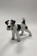 Dahl Jensen Figur - Ruhåret Foxterrier No. 1009 - Danam Antik