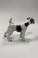 Dahl Jensen Figur - Ruhåret Foxterrier No. 1009 - Danam Antik