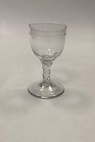 Empire Drinking glasses with cuts maybe English