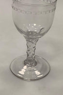 Empire Drikkeglas med slibninger måske engelsk - Danam Antik