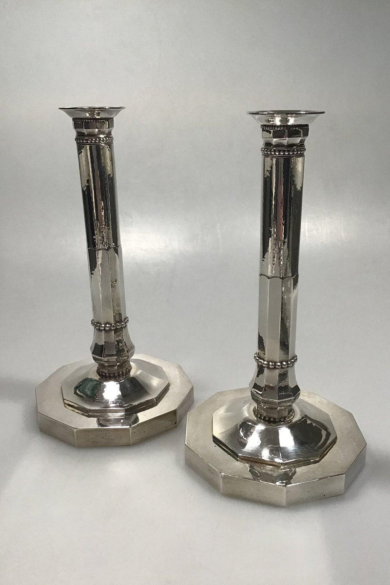 Georg Jensen Sterling Sølv Lysestager No. 286 - Danam Antik