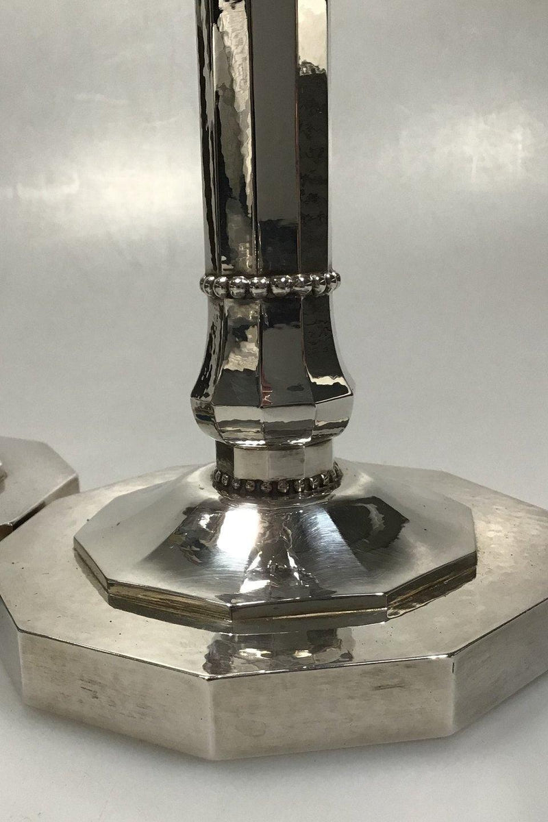 Georg Jensen Sterling Sølv Lysestager No. 286 - Danam Antik