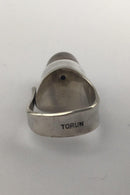 "Georg Jensen" Vivianna Torun Bülow-Hübe Sterling Sølv Ring Rutil Quartz - Danam Antik